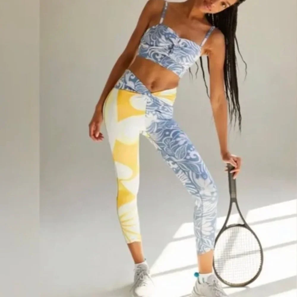 Free People Double Take Crop & Legging Matching Set